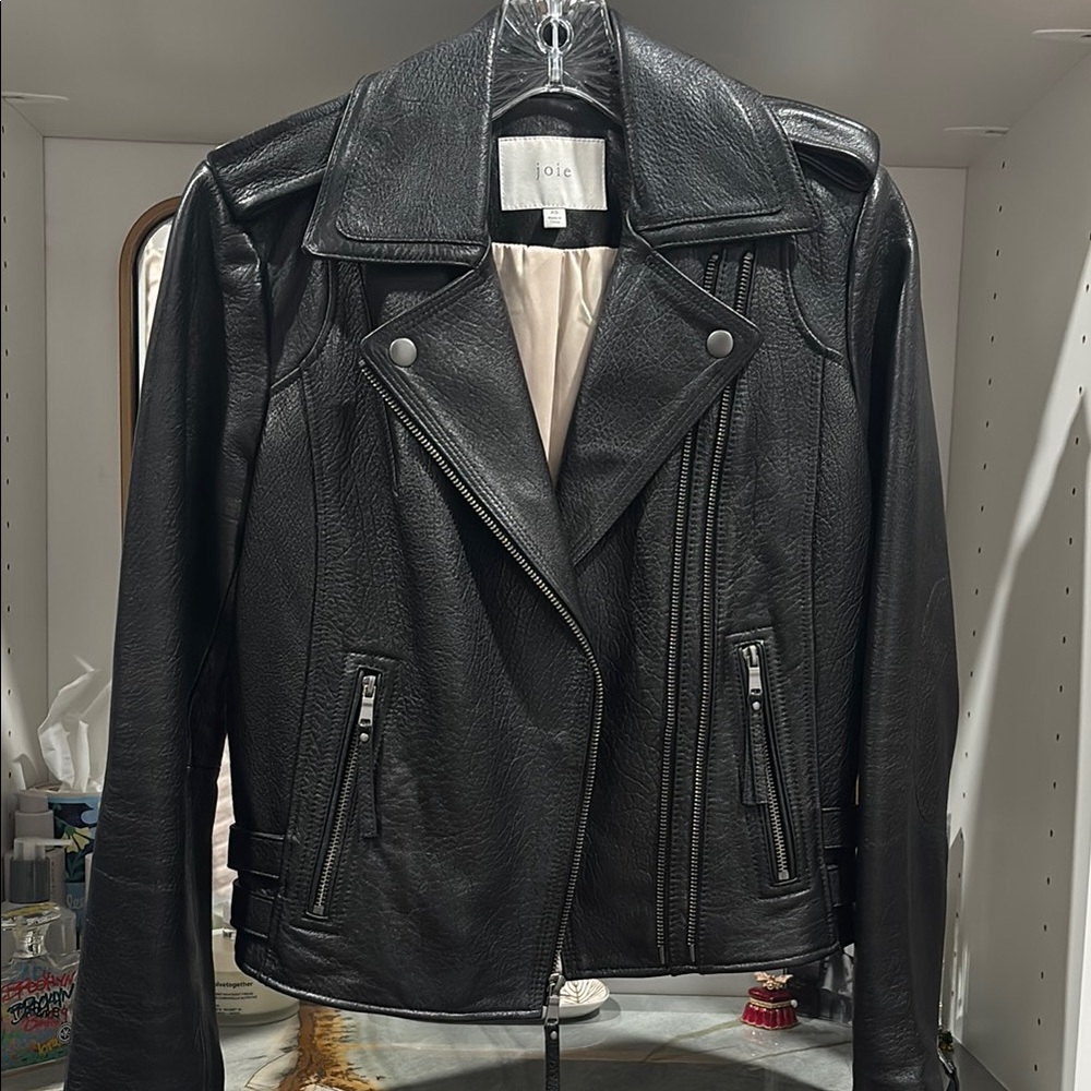 Joie Black Leather Jacket